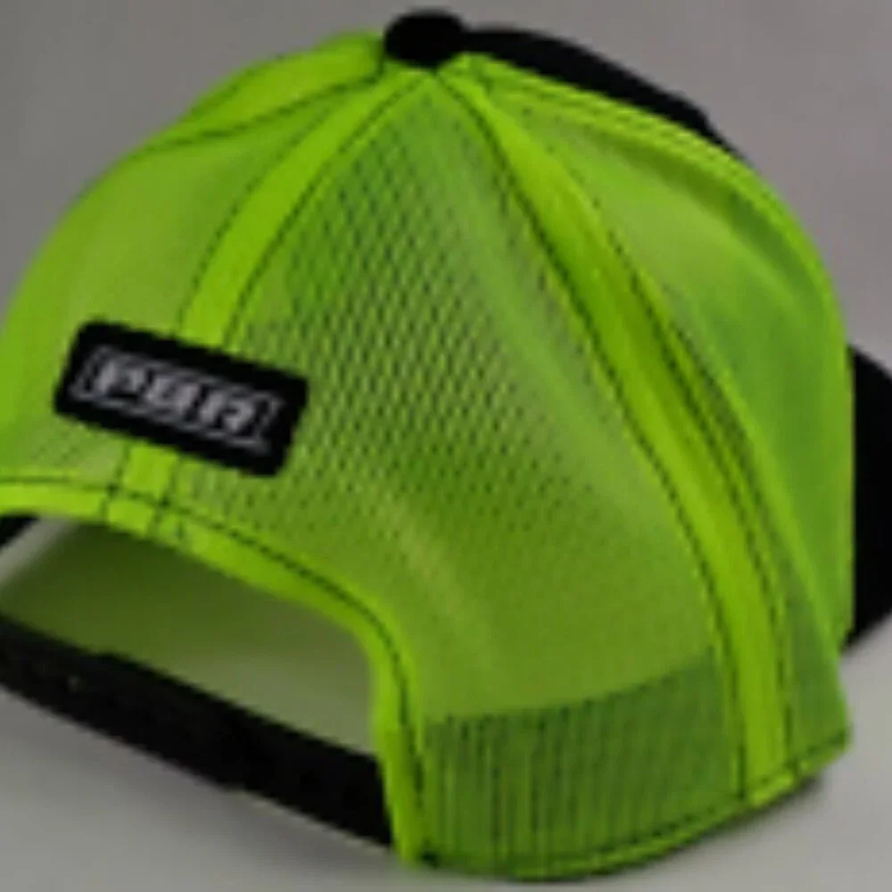 Rodeo Western Hat Licensed Professional Bull Riders PBR Black Neon Yellow Mesh